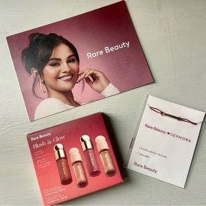 NWT Rare Beauty by Selena Gomez Blush & Glow 4-Piece Mini Set Bundle